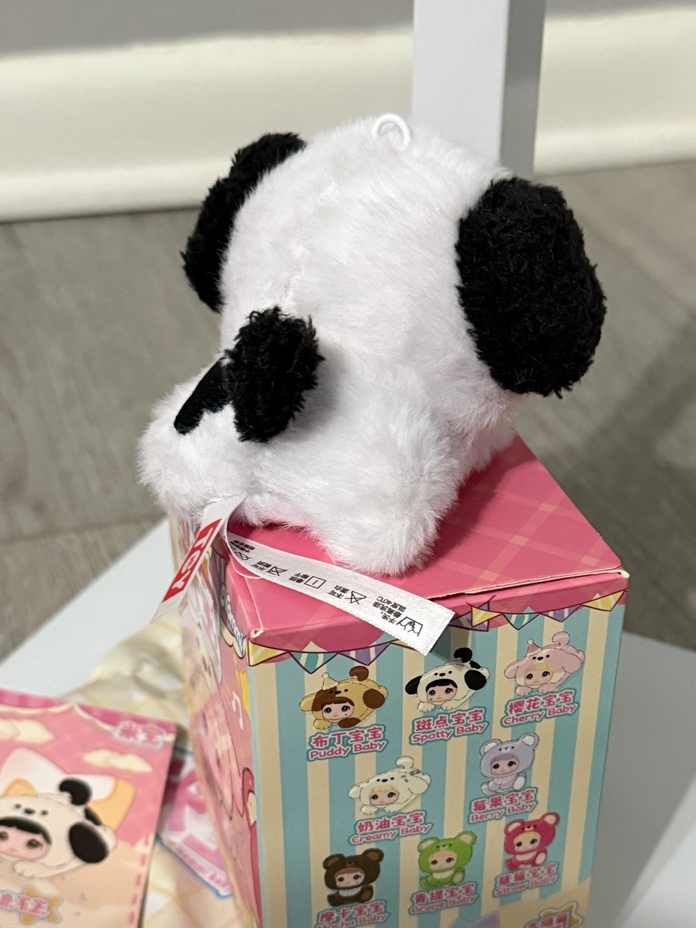 Nommi Baby Spotty Baby Puppy Plush Keychain Confirmed w/ Box & Card - Picture 4 of 7